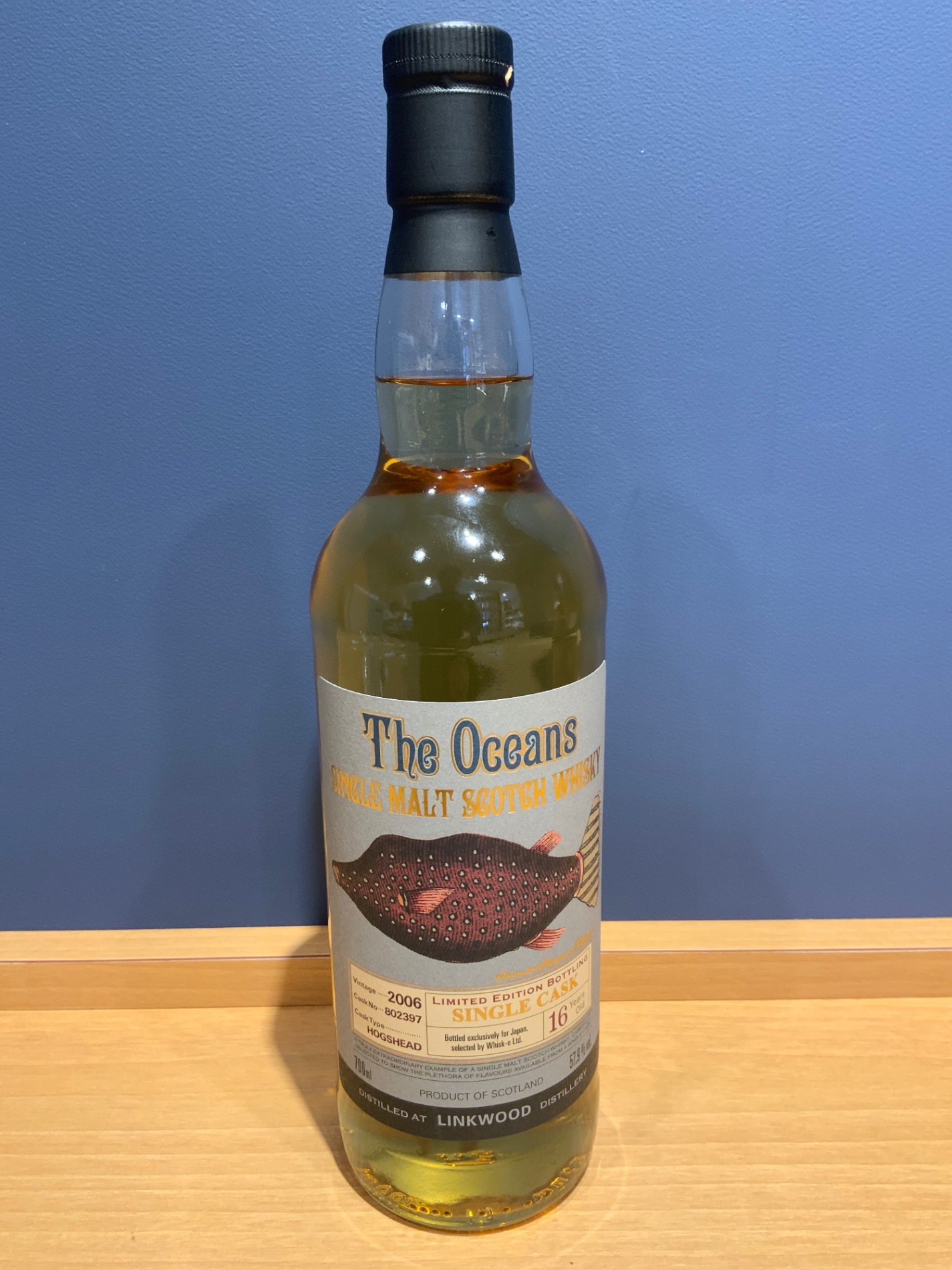 ザ オーシャンズ 2006 16年 ホグスヘッド リンクウッド蒸溜所 買取
